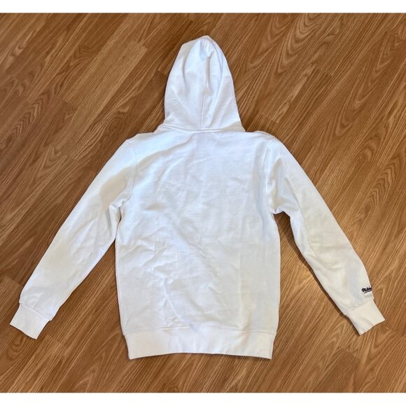 Mitchell & Ness Toronto Raptors Hoodie S White NBA Basketball Dino Mascot - Picture 6 of 7